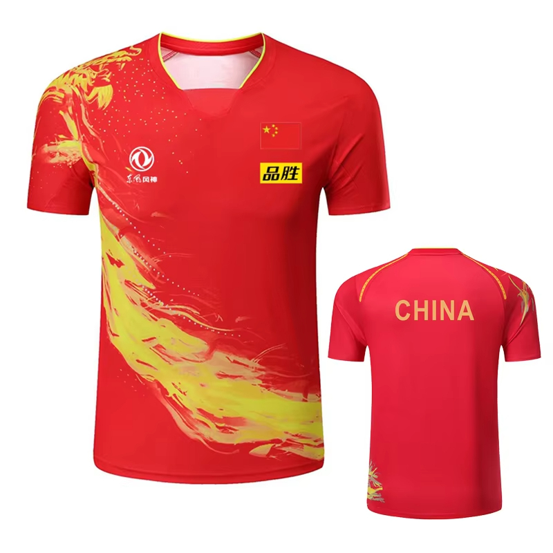 Футболка с принтом китайского  – обзор и цена Badminton Asia